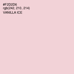 #F2D2D6 - Vanilla Ice Color Image